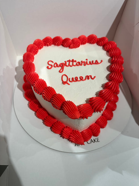 Vintage Cake Corazón